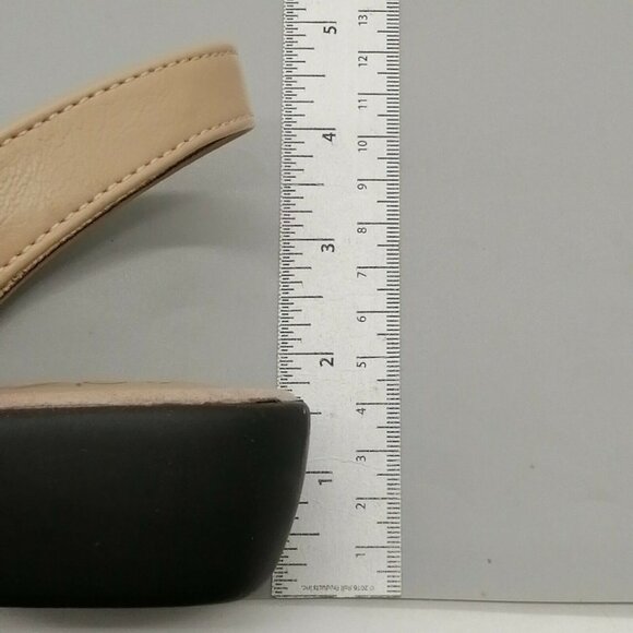 Life Stride Womens Wedge Heel Ankle Strap Sandal Cushioned Taupe‎ Sz 7.5 W NEW - Picture 7 of 10